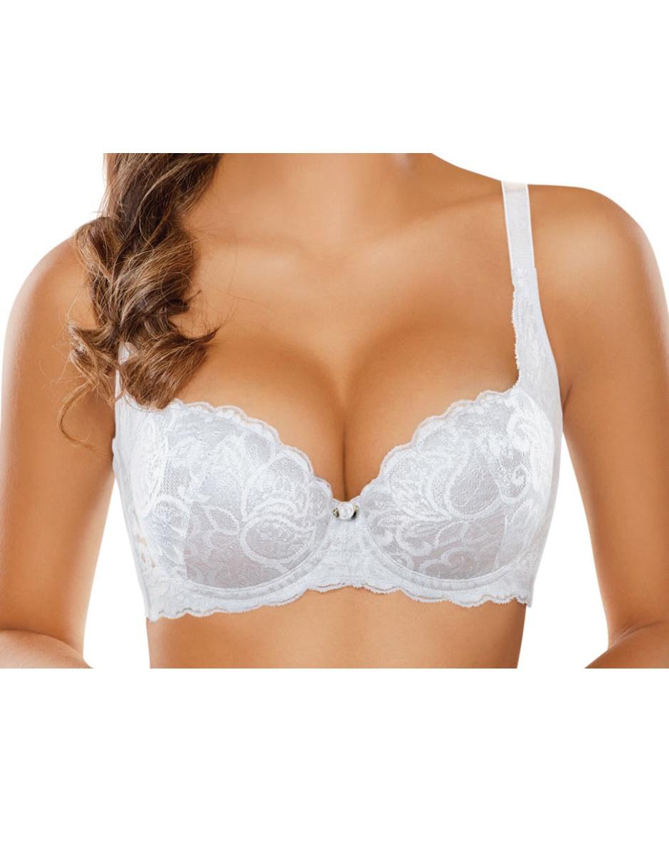 T-shirt bra con copa para mujer