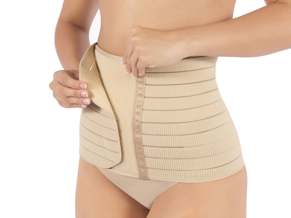 Faja postoperatoria con compresión media para mujer