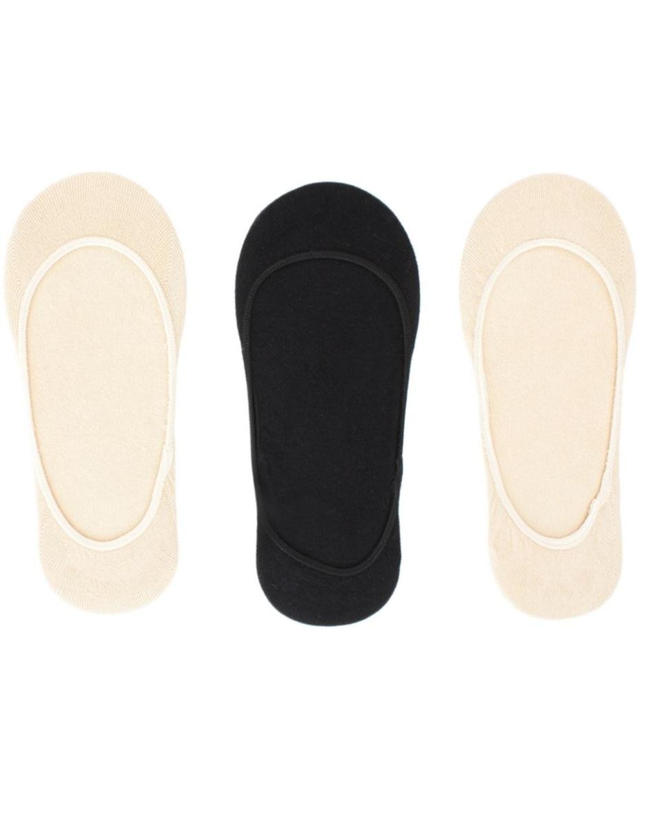 Protector de pie de algodón para mujer 3 pares