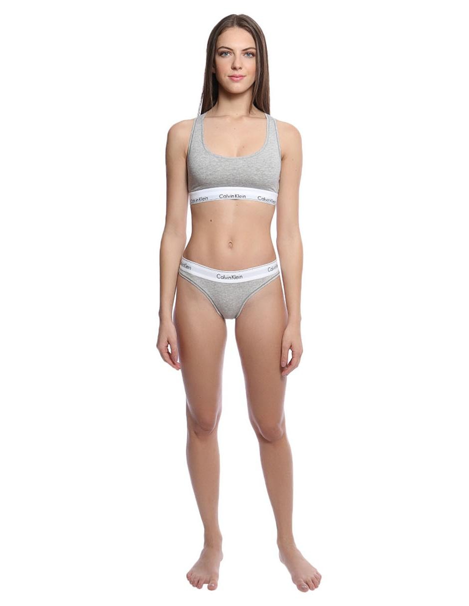 Tanga Calvin Klein de algodón para mujer