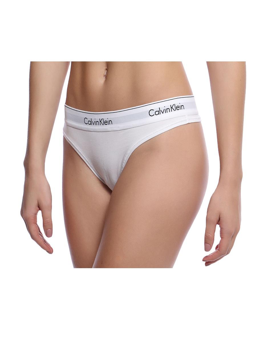 Tanga Calvin Klein de algodón para mujer