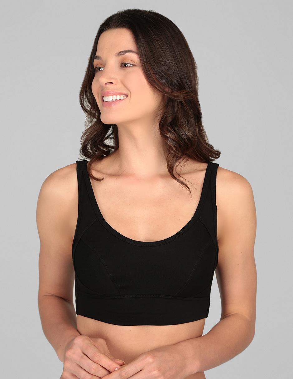 Top Oscar Hackman cuello redondo escote regular tirante ajustable