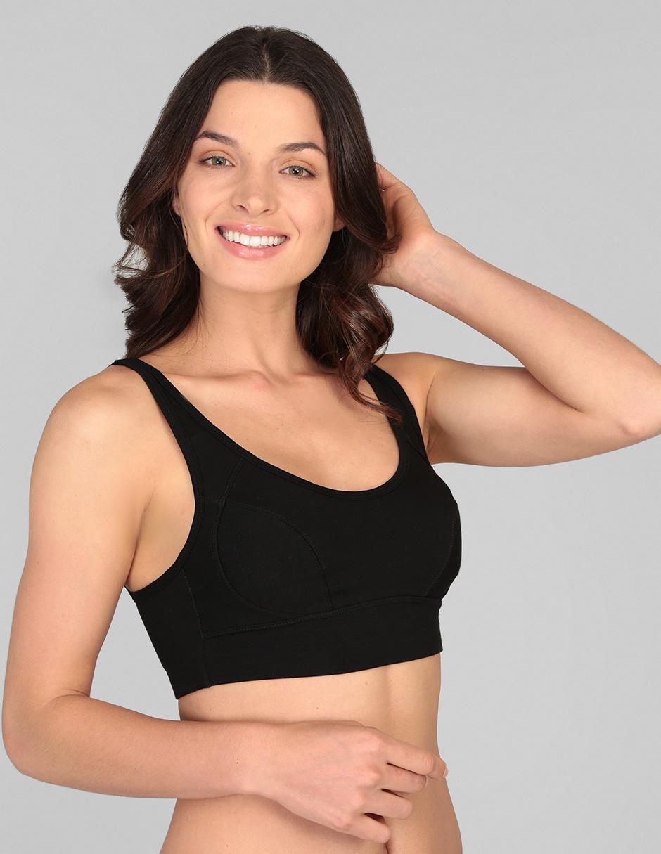Top cuello redondo escote regular tirante ajustable