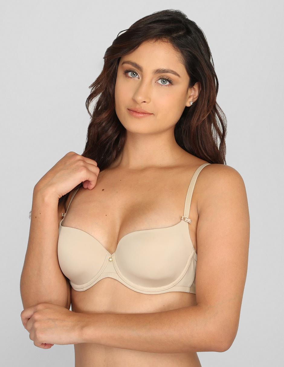 T-shirt bra con copa para mujer 4