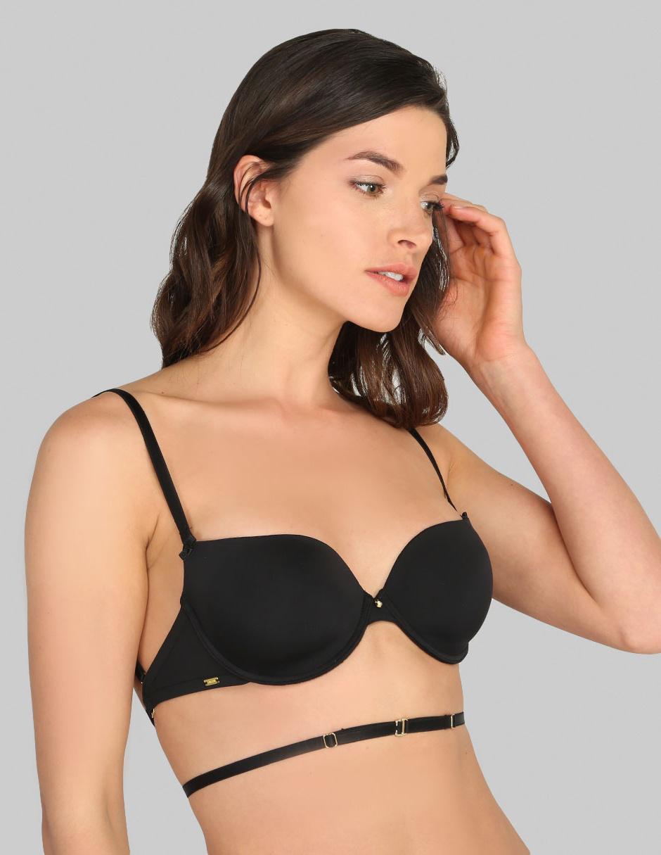 Brassiere halter copa preformada para mujer 2