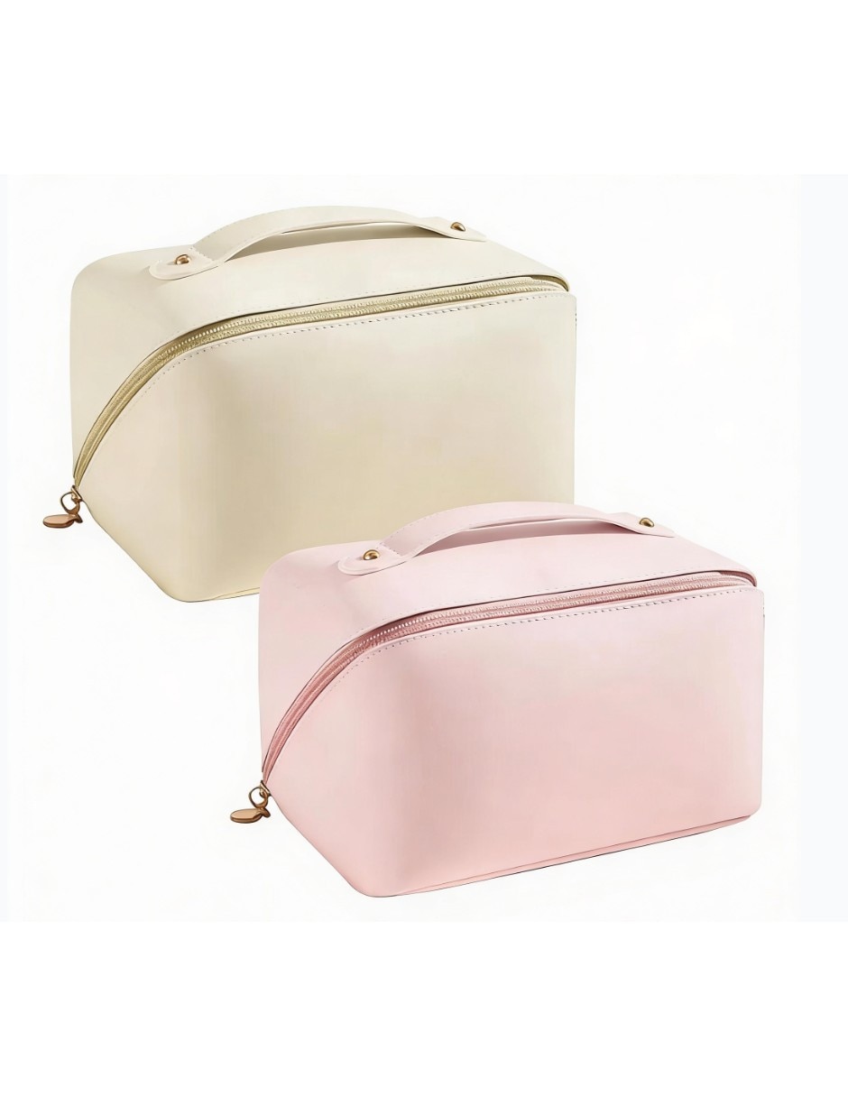 Set cosmetiquera para maquillaje cosmeetiquerade cuero 2 piezas para mujer