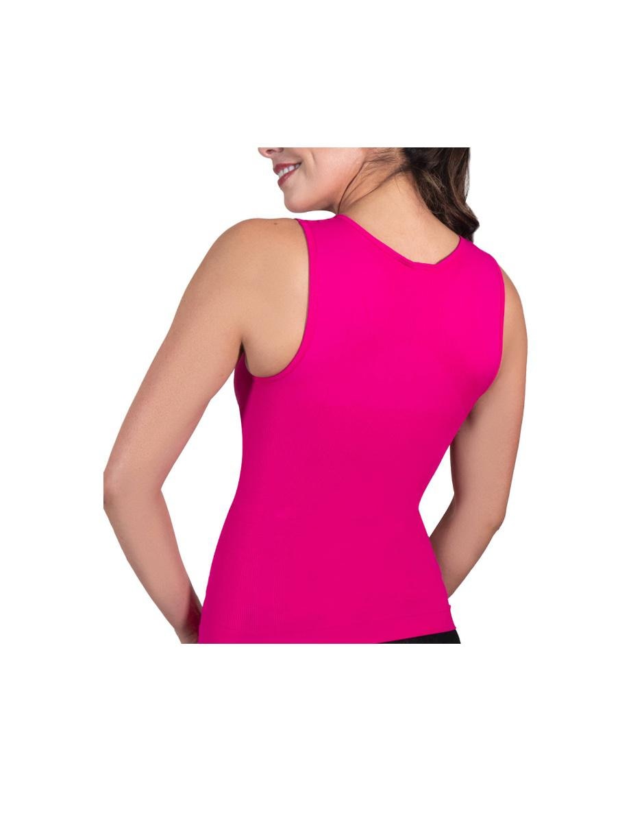 Camiseta tipo faja con compresión media para mujer 2