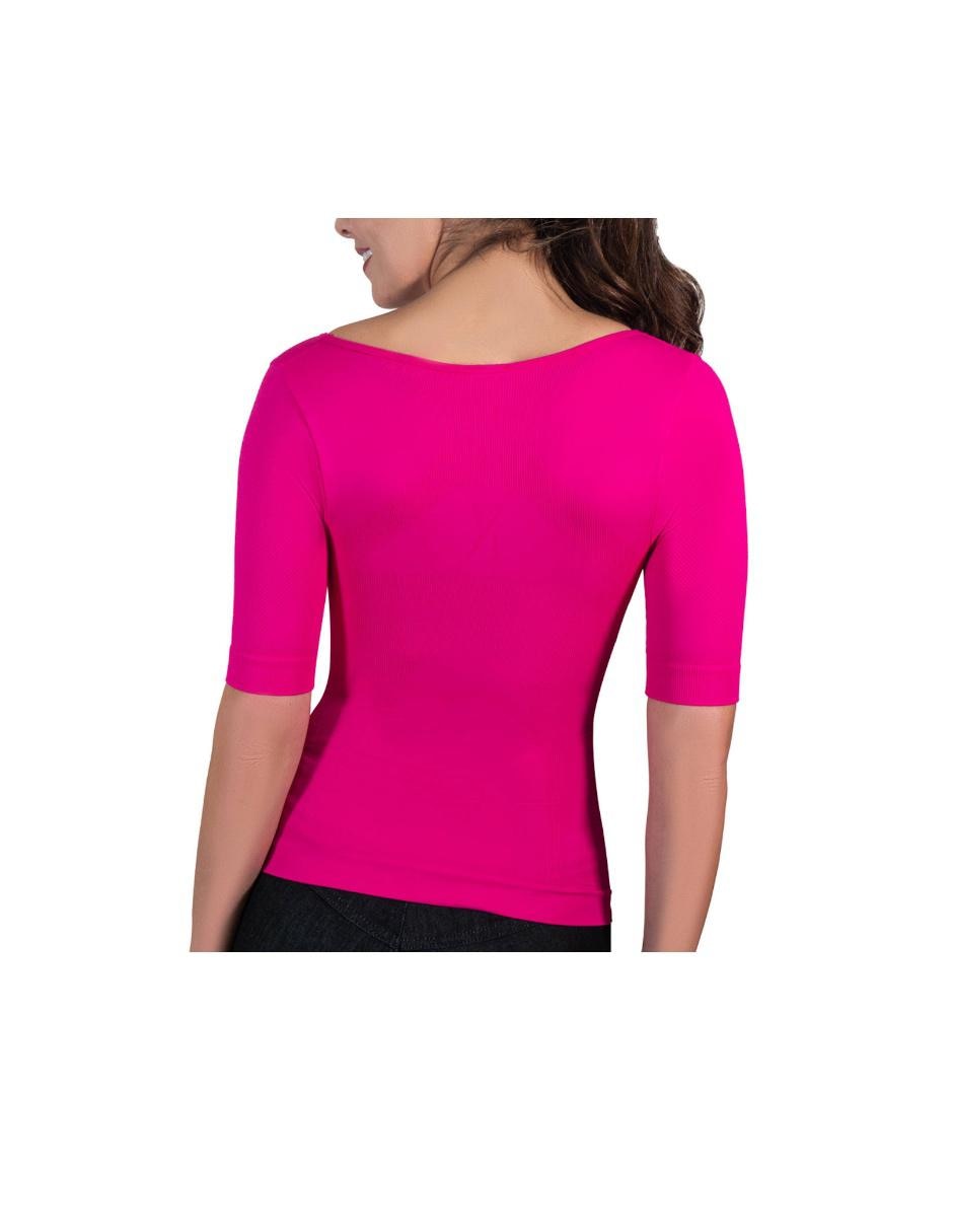 Camiseta tipo faja con compresión media para mujer 2