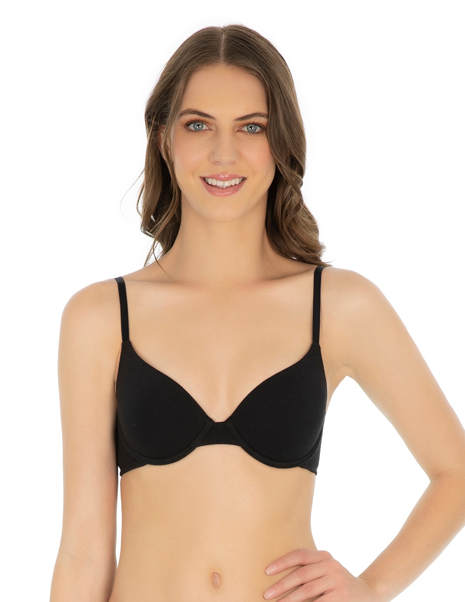 T-shirt bra con copa para mujer 14