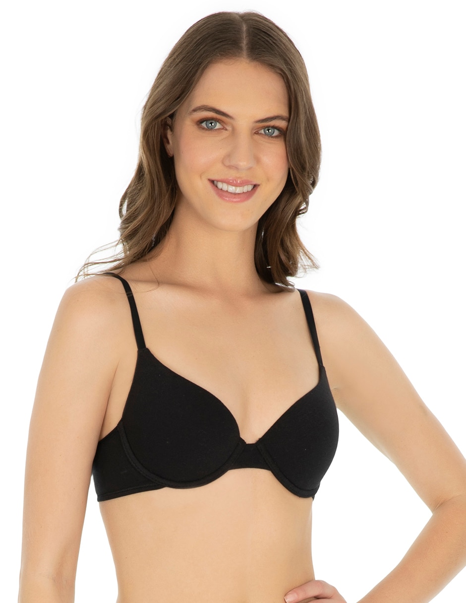 T-shirt bra con copa para mujer 16