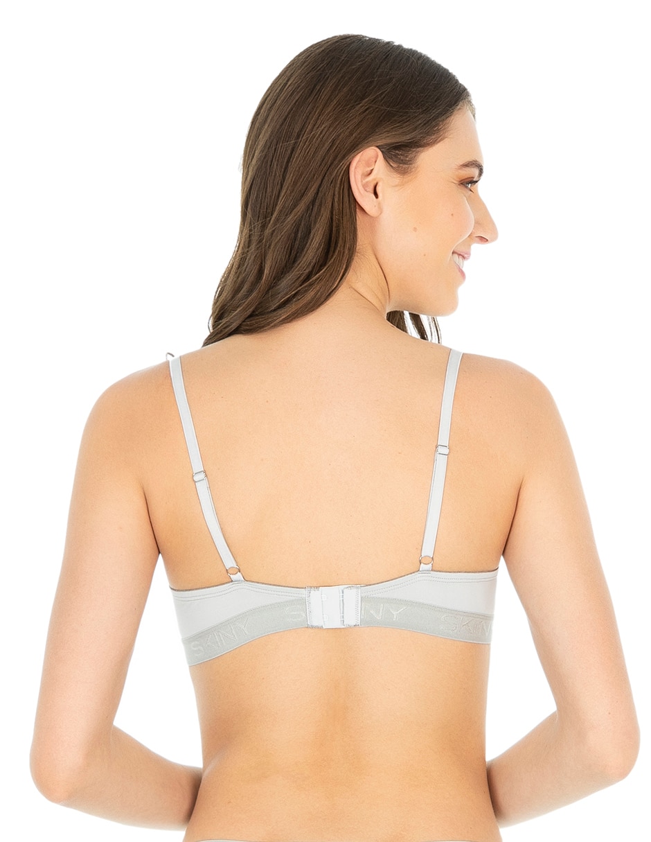 T-shirt bra con copa para mujer 5