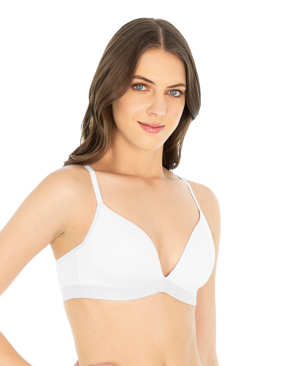 T-shirt bra con copa para mujer 2