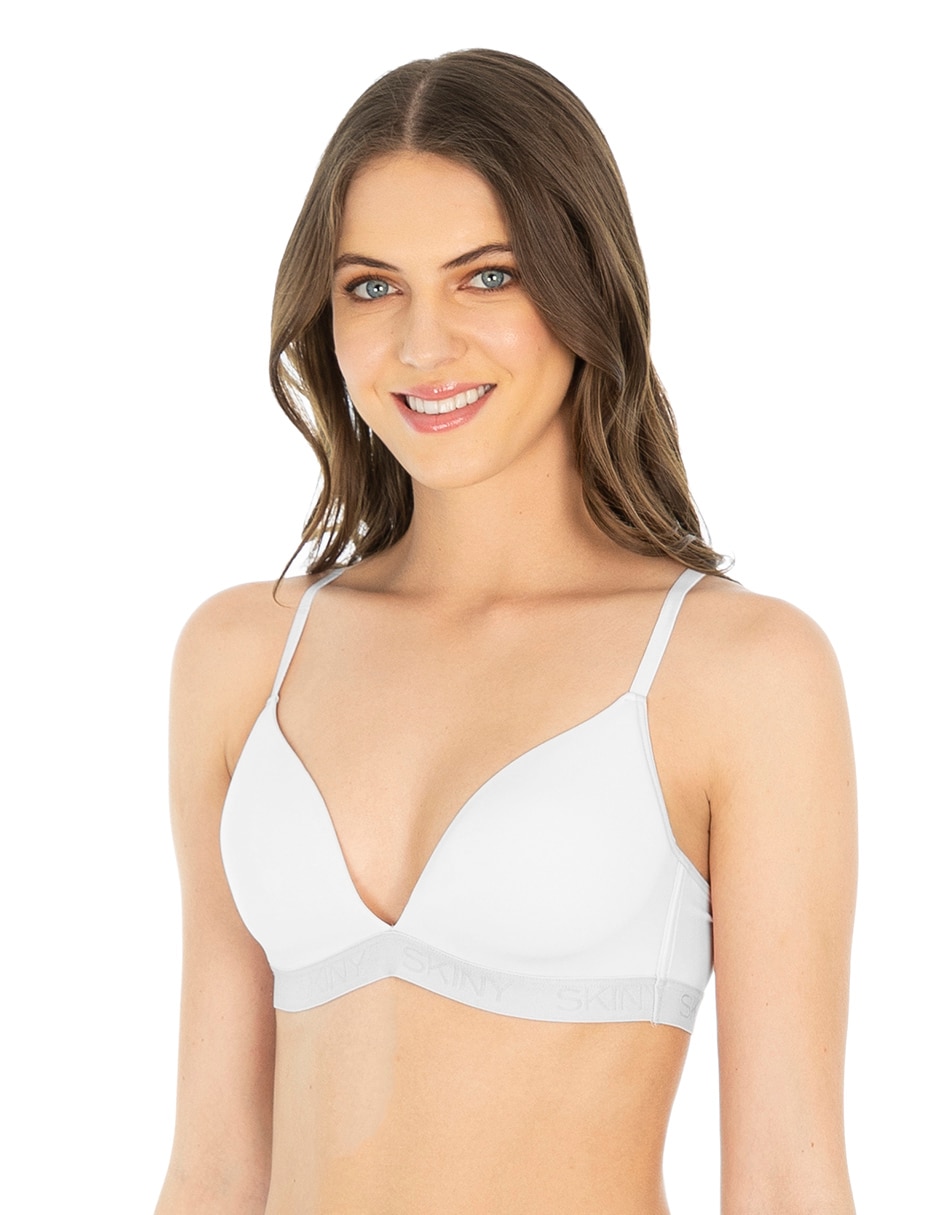 T-shirt bra con copa para mujer 3