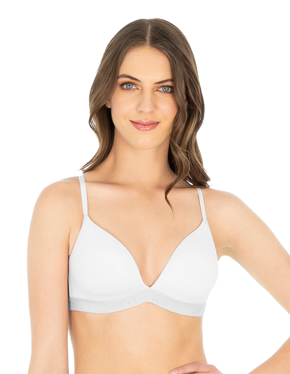 T-shirt bra con copa para mujer