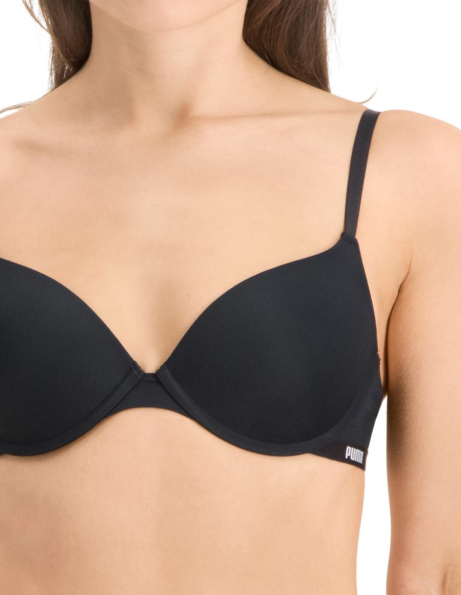T-shirt bra con copa para mujer 4