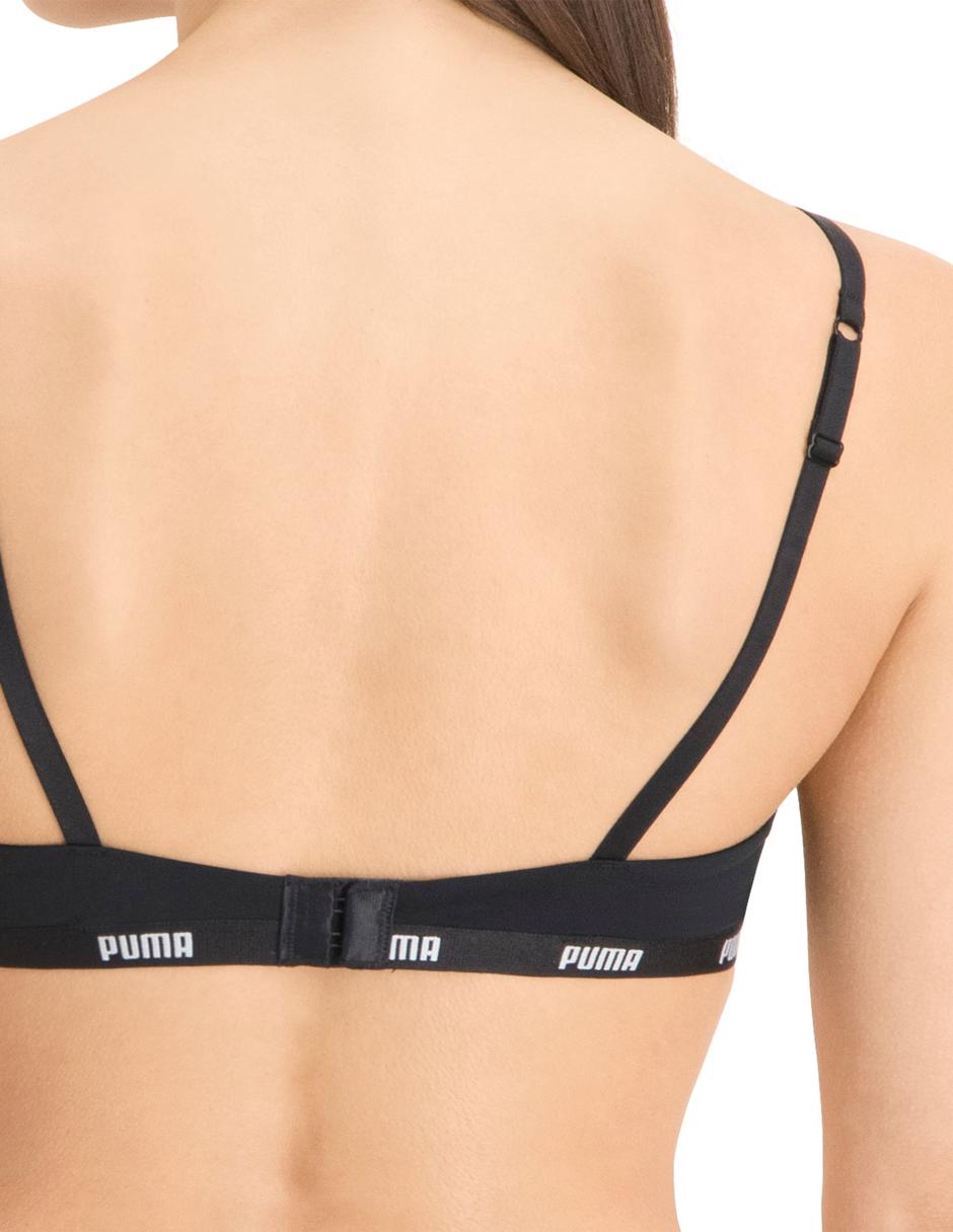 T-shirt bra con copa para mujer 2