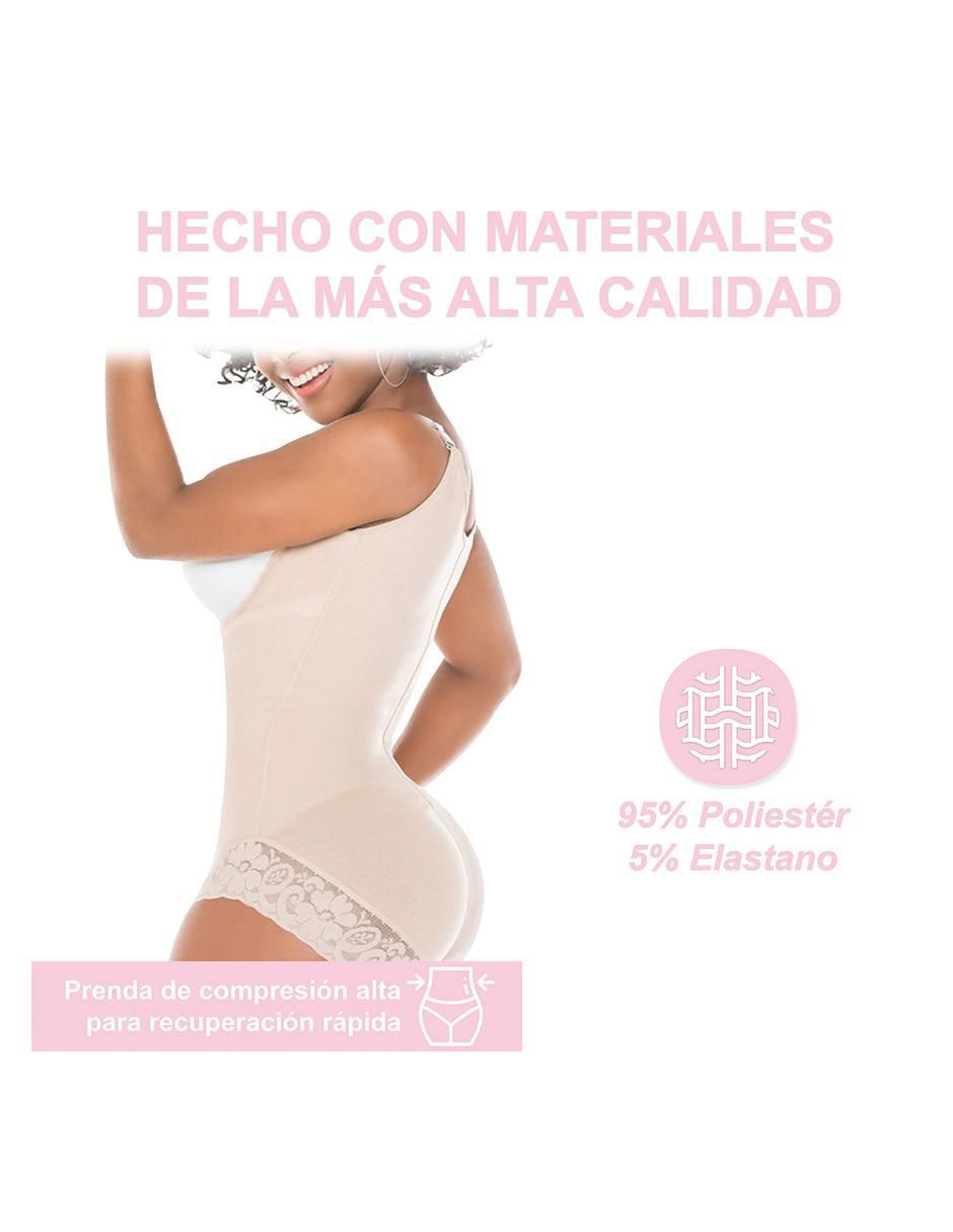Faja colombiana con compresión media para mujer