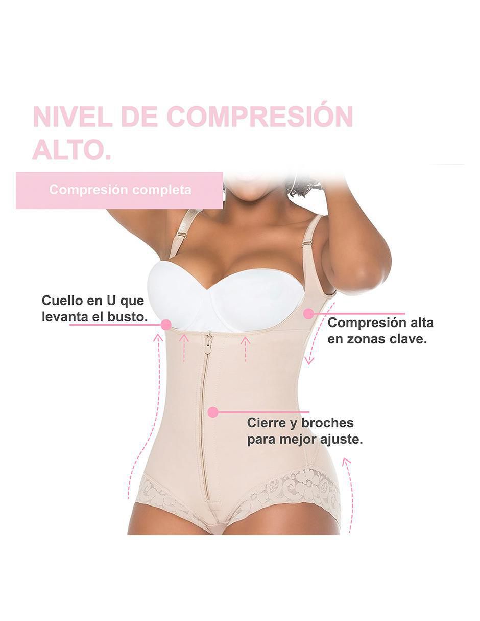Faja colombiana con compresión media para mujer 6