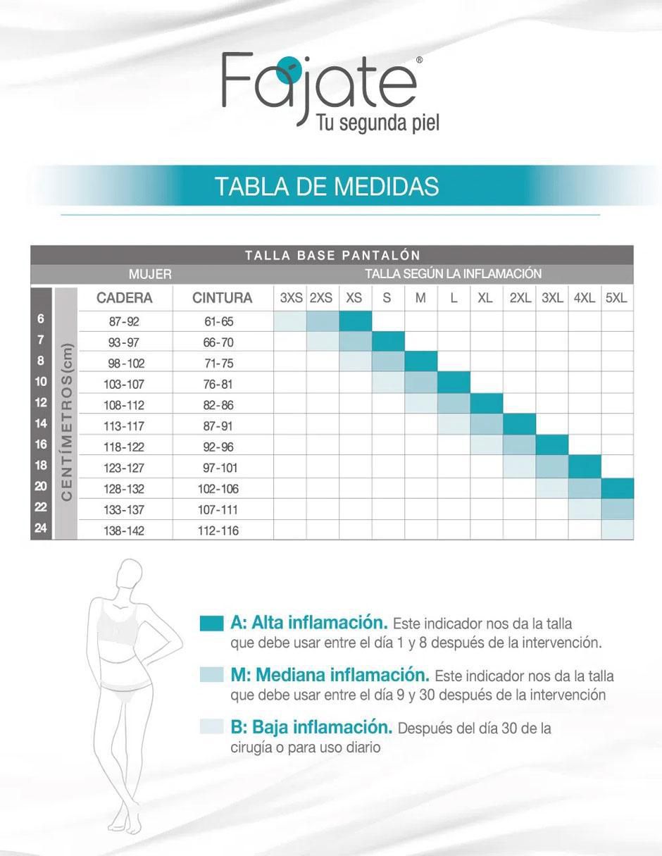 Faja body con compresión alta para mujer