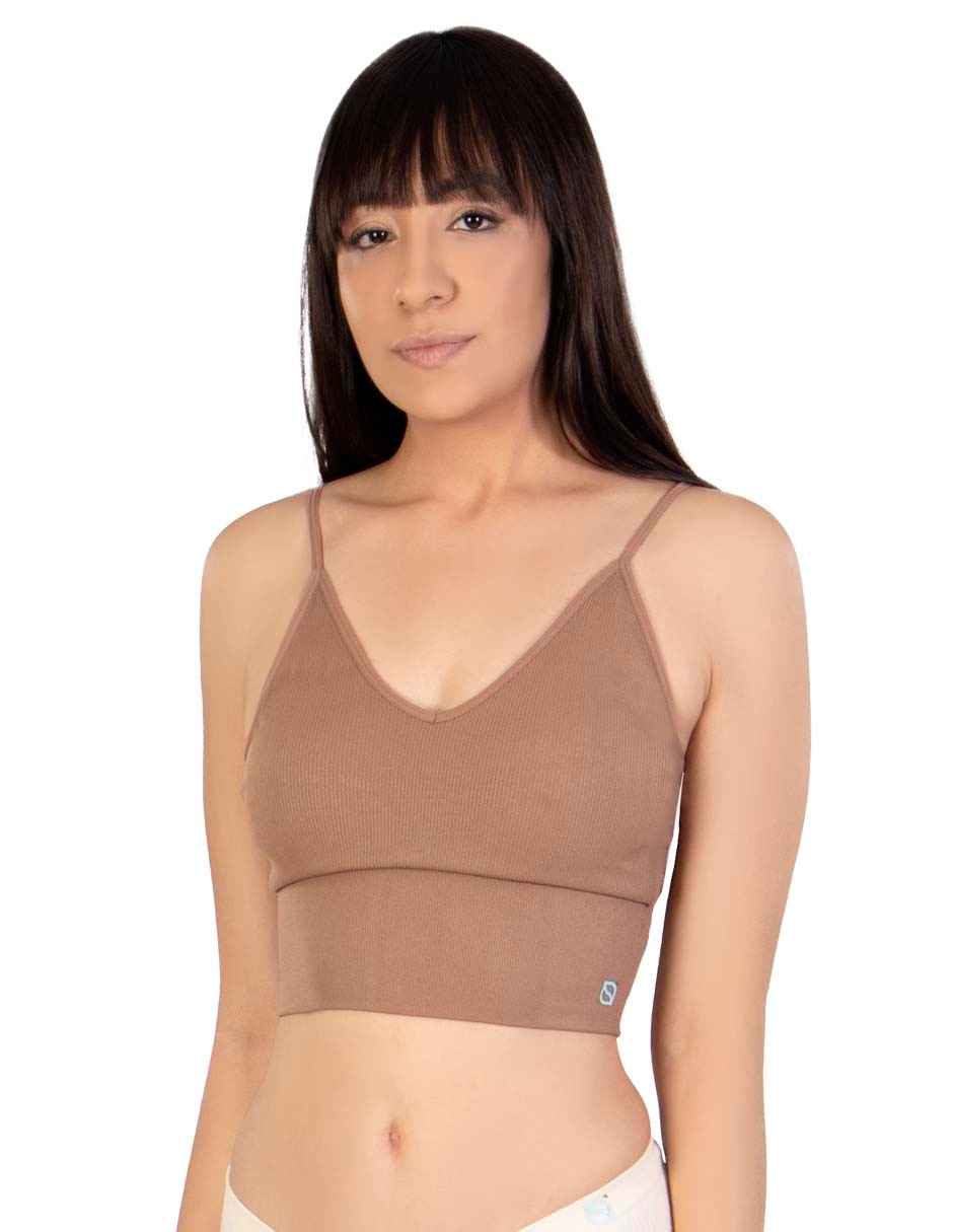 Top cuello v tirante clásico Top cuello v tirante clásico