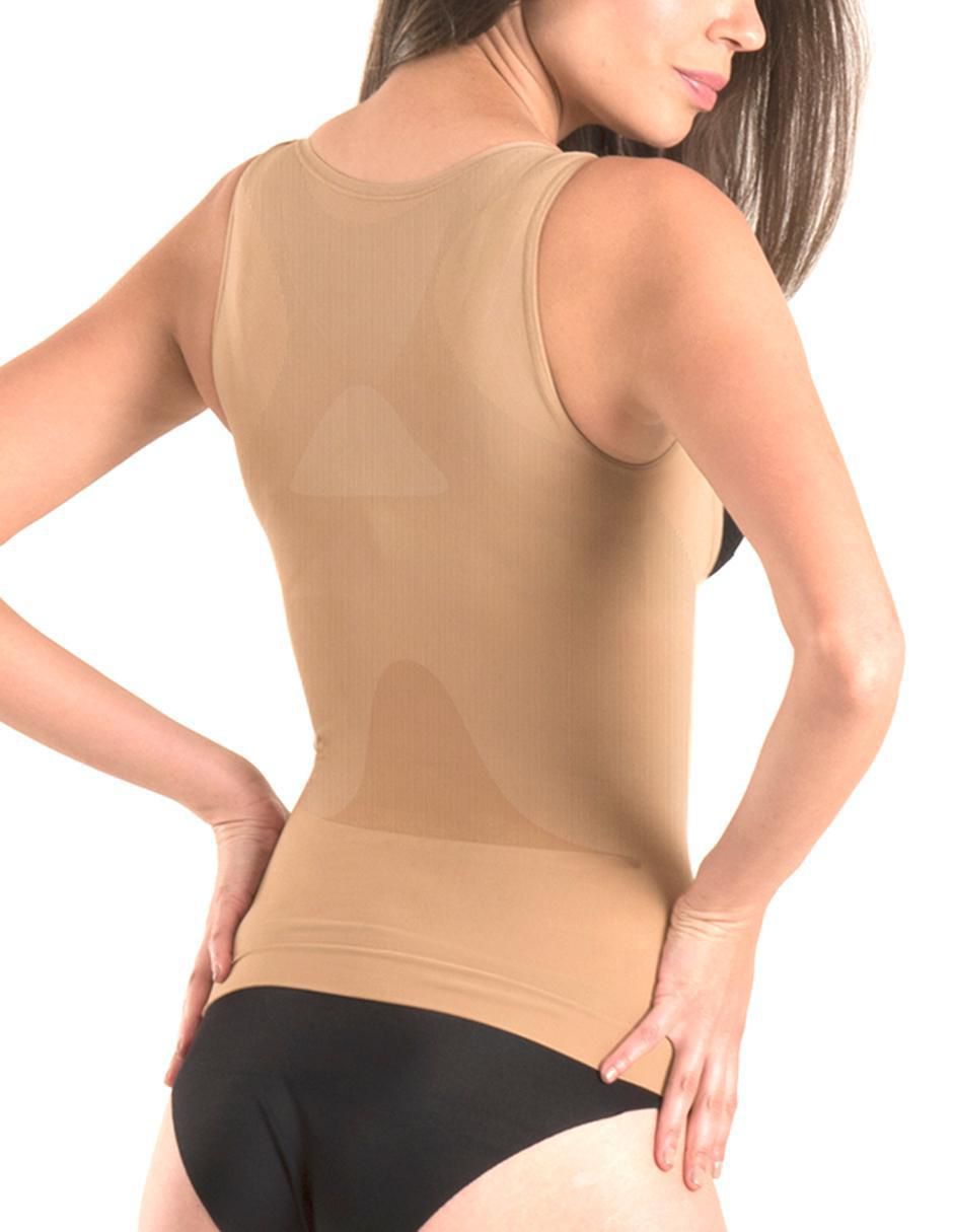 Camiseta tipo faja con compresión media para mujer 3