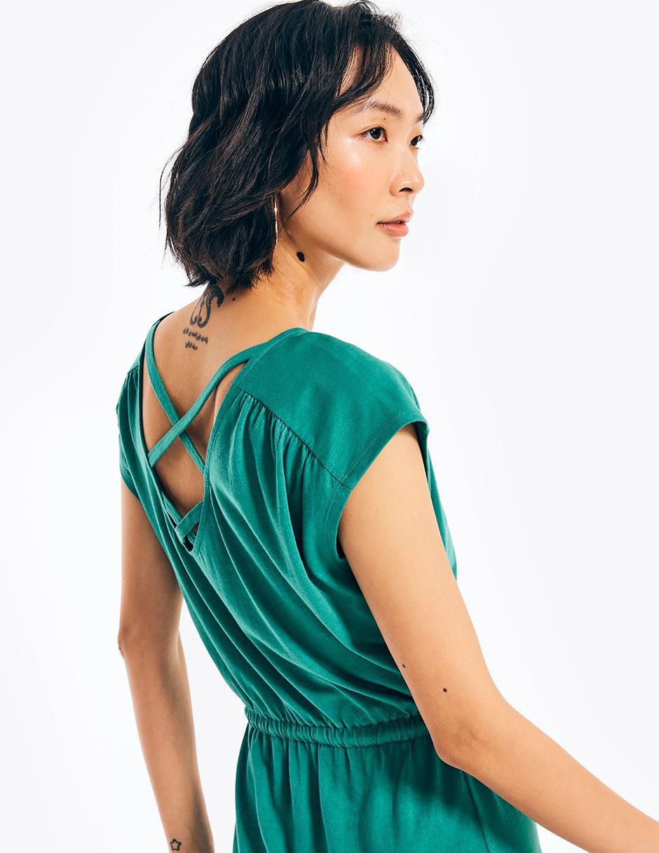 Vestido a la rodilla casual para mujer 2