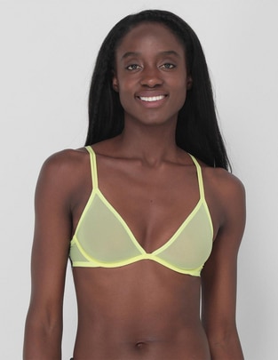 Brassiere plunge Calvin Klein para mujer
