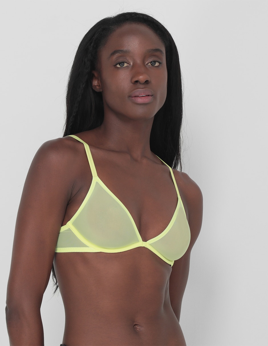 Brassiere plunge Calvin Klein para mujer