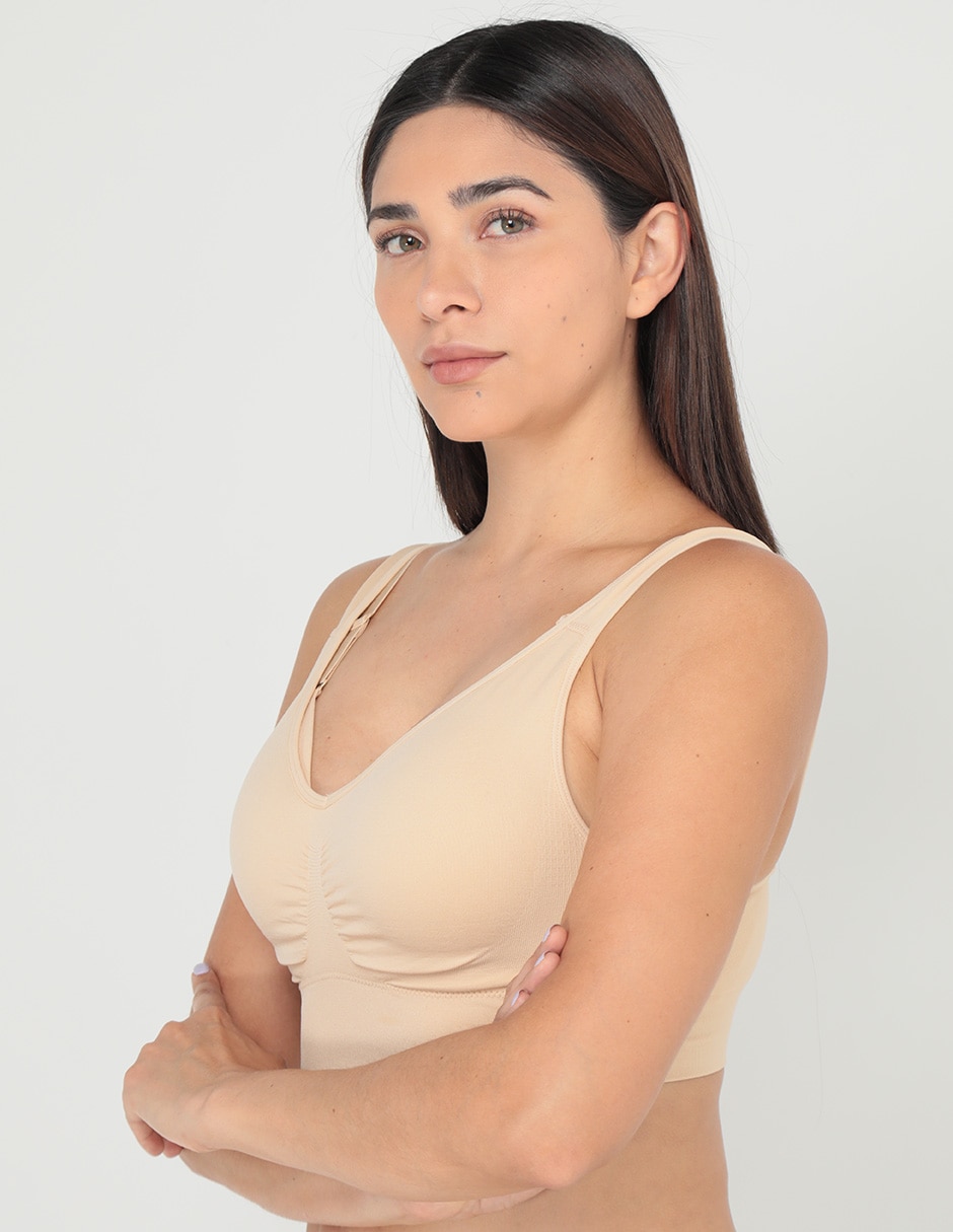 Brassiere deportivo copa preformada seamless para mujer 3