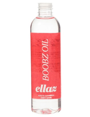 Aceite removedor de cinta corporal Ellaz Boobz Oil