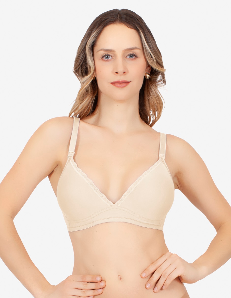 Brassiere demi s copa removible lactancia para mujer 2