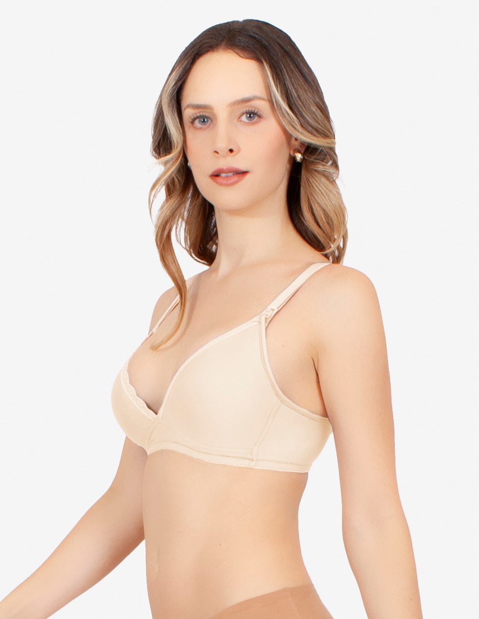 Brassiere demi s copa removible lactancia para mujer 3