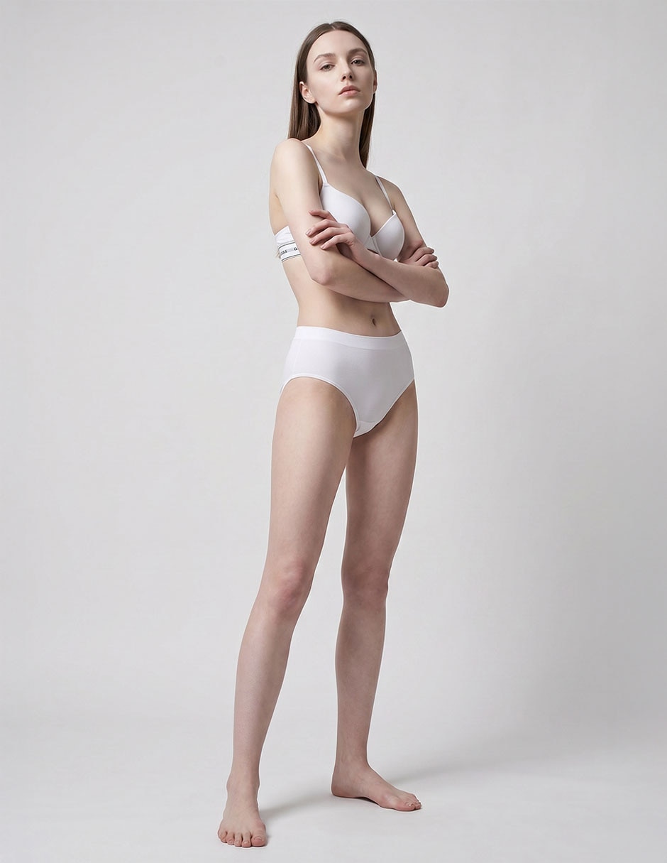 Brassiere demi copa push up para mujer 3
