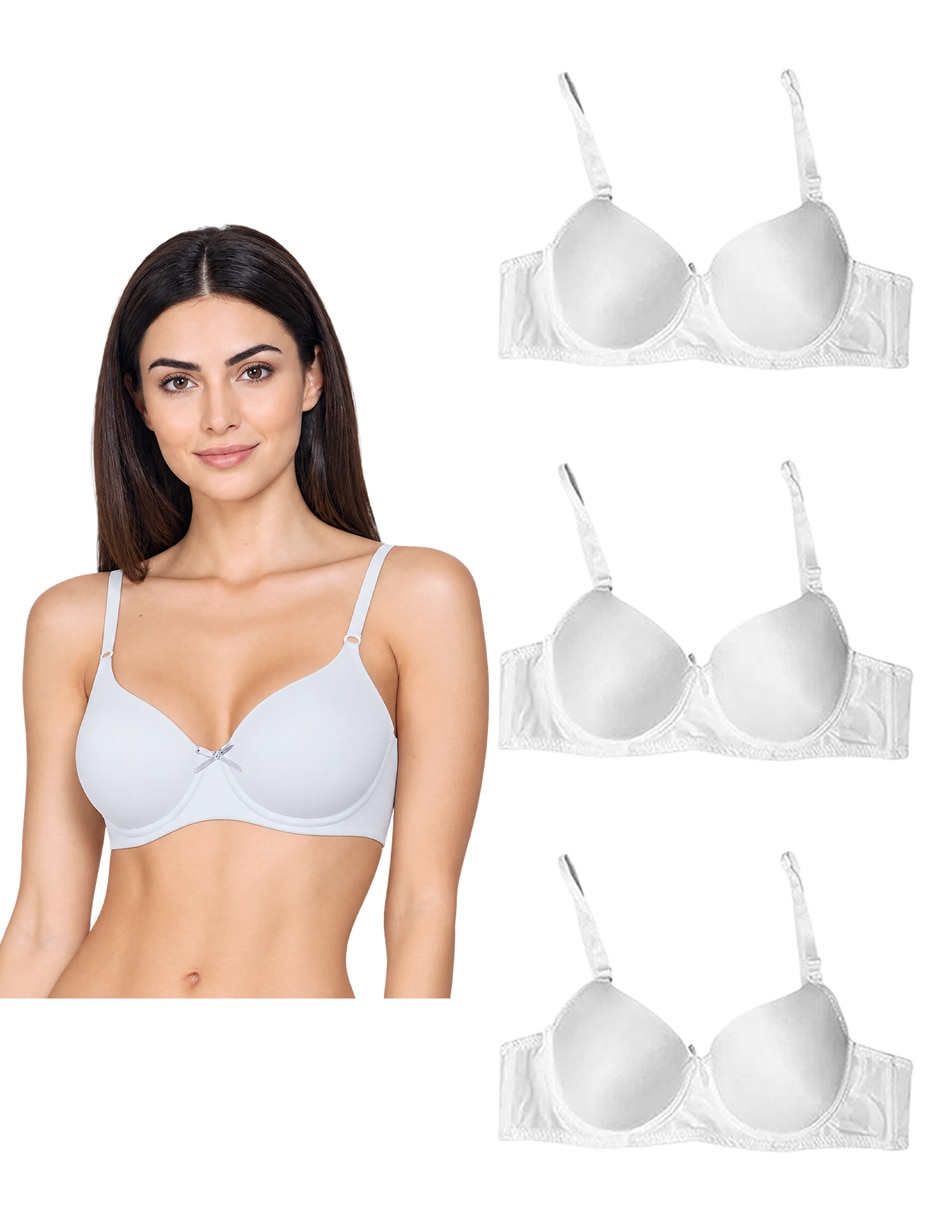 Brassiere demi con copa seamless para mujer Brassiere demi con copa seamless para mujer