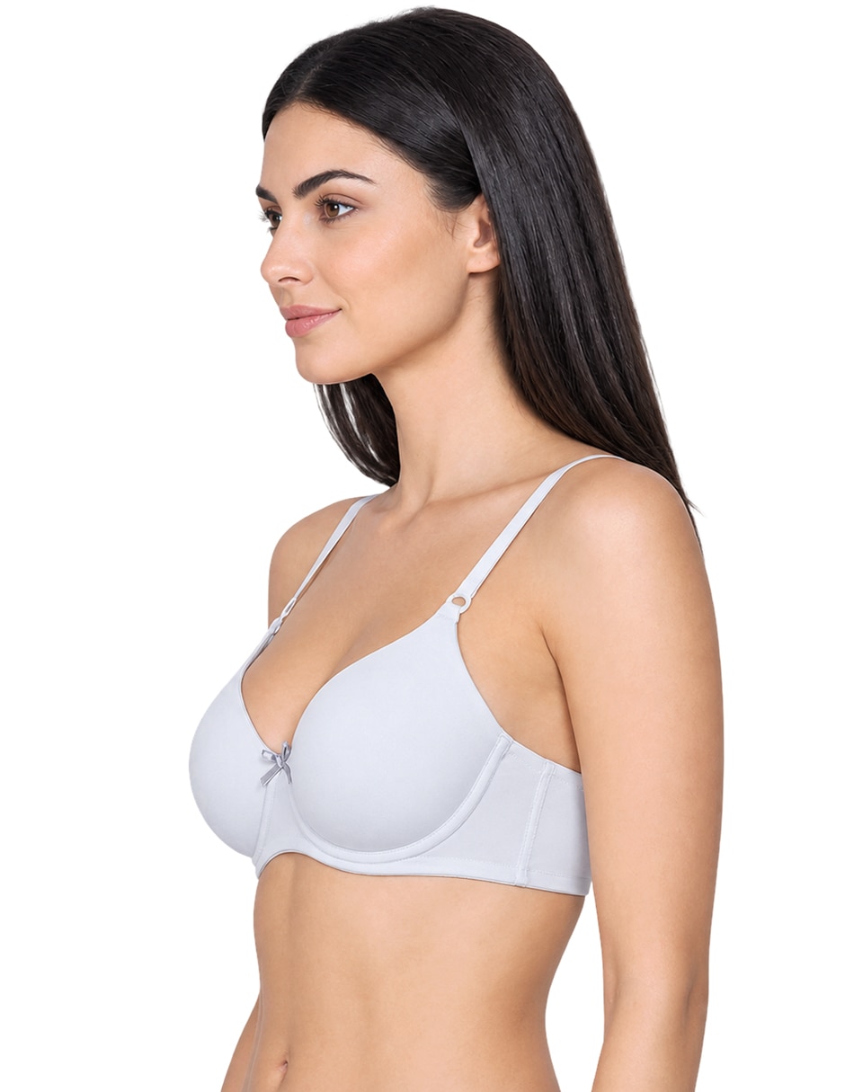 Brassiere demi con copa seamless para mujer 4