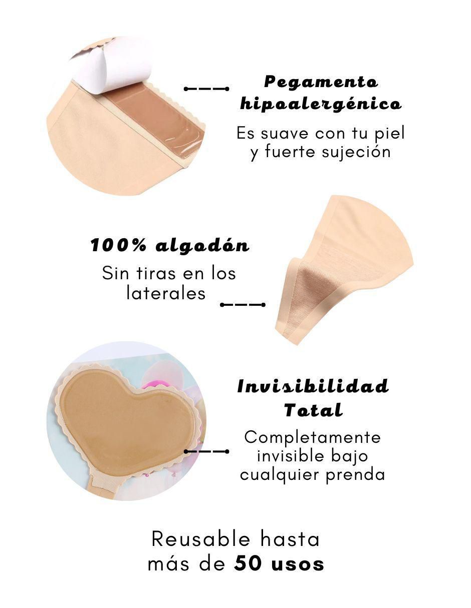 Tanga de algodón para mujer