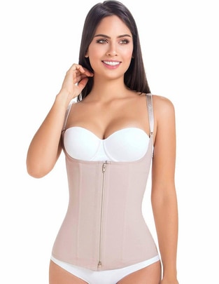 Faja colombiana con compresión media para mujer