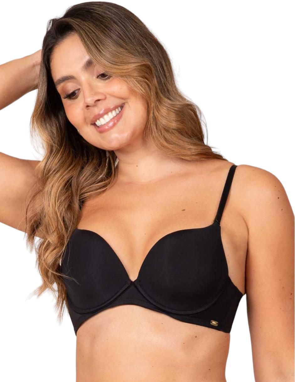 Brassiere copa doble push up para mujer 1