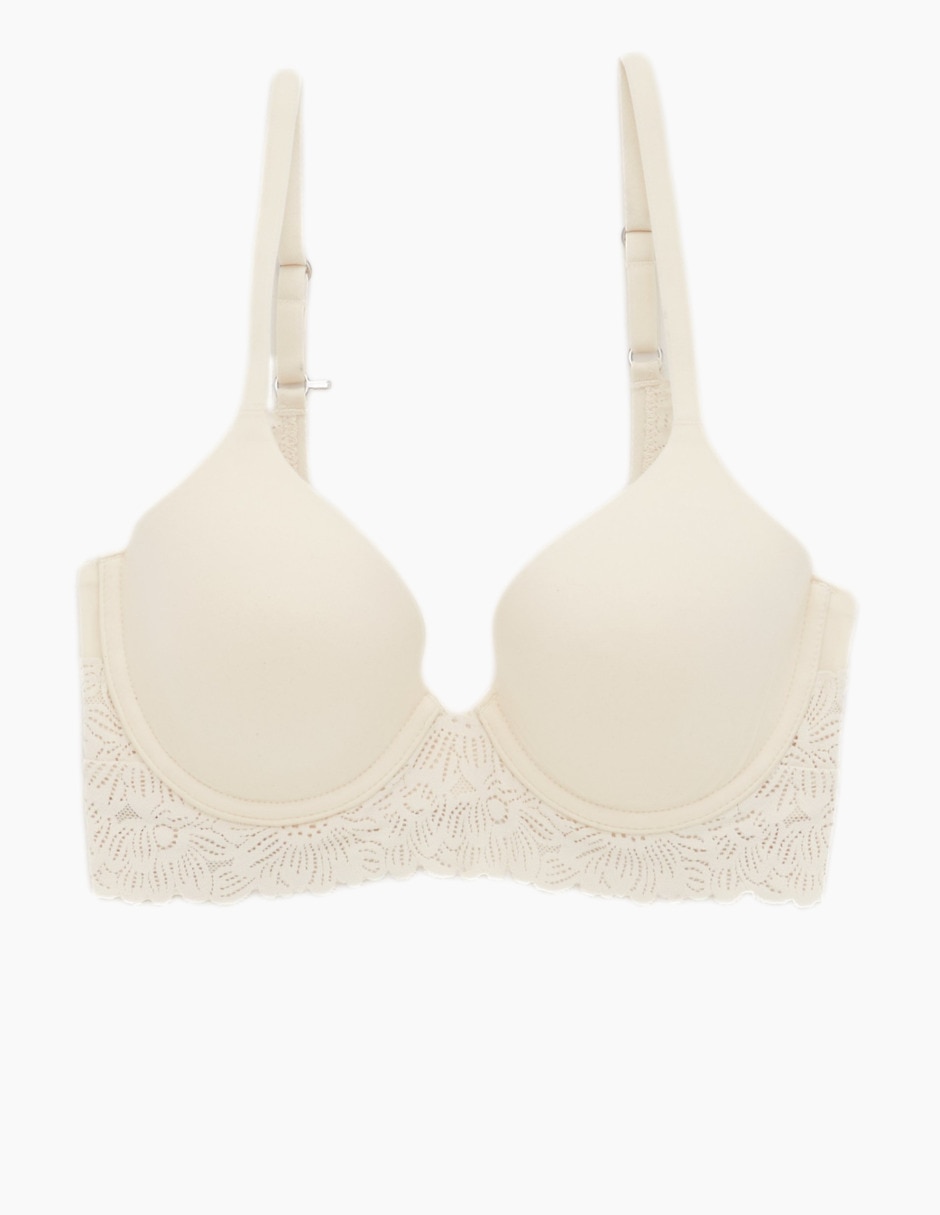 Brassiere demi con copa para mujer