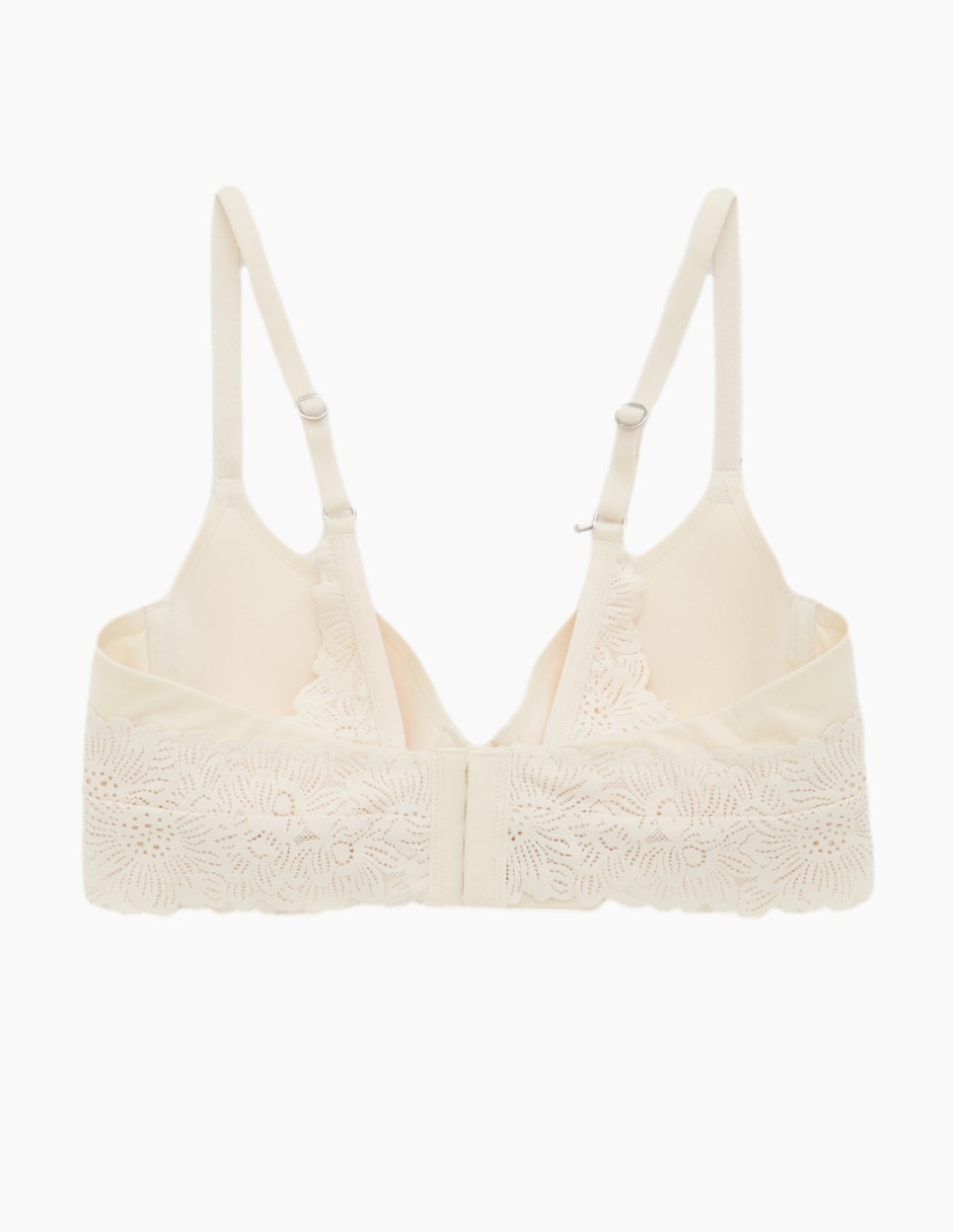 Brassiere demi con copa para mujer
