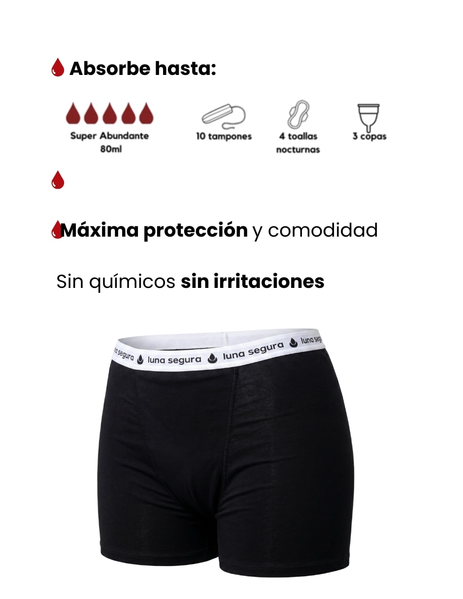 Panty menstrual flujo súper abundante 9