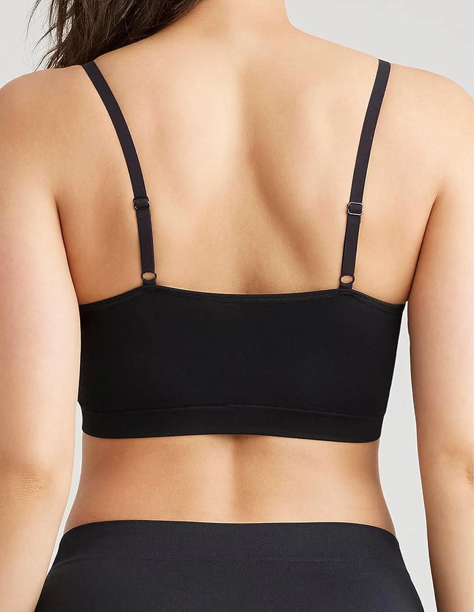 Top cuello v escote v tirante ajustable 3