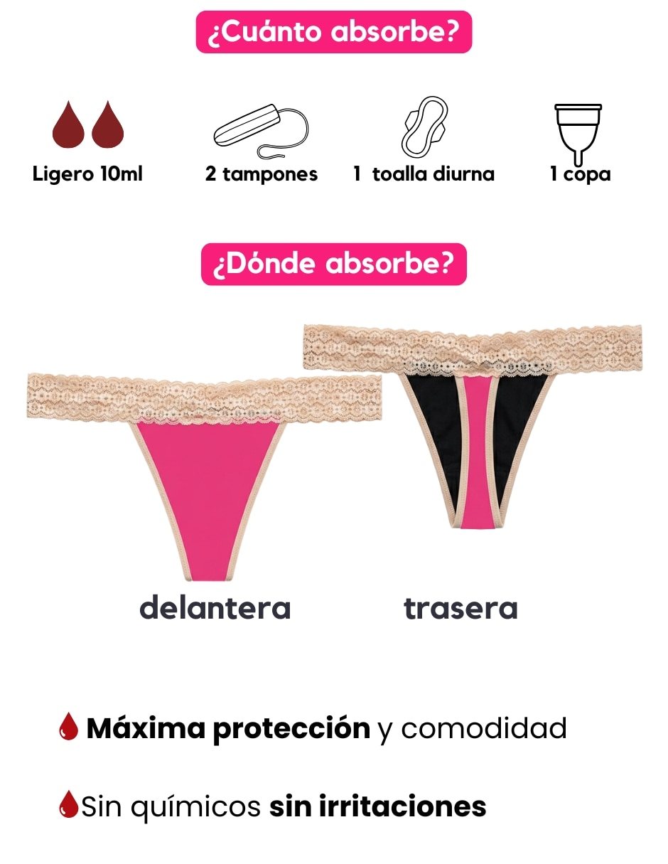 Panty menstrual flujo ligero 4