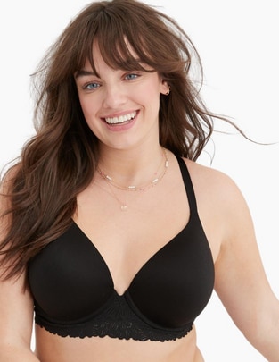 Brassiere demi con copa para mujer 1