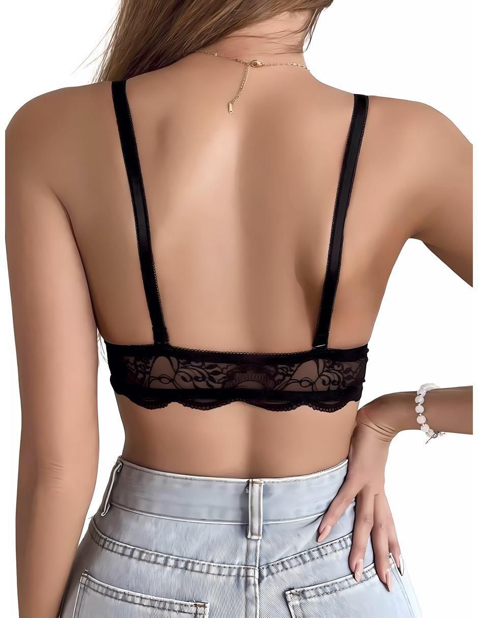 Brassiere media copa para mujer