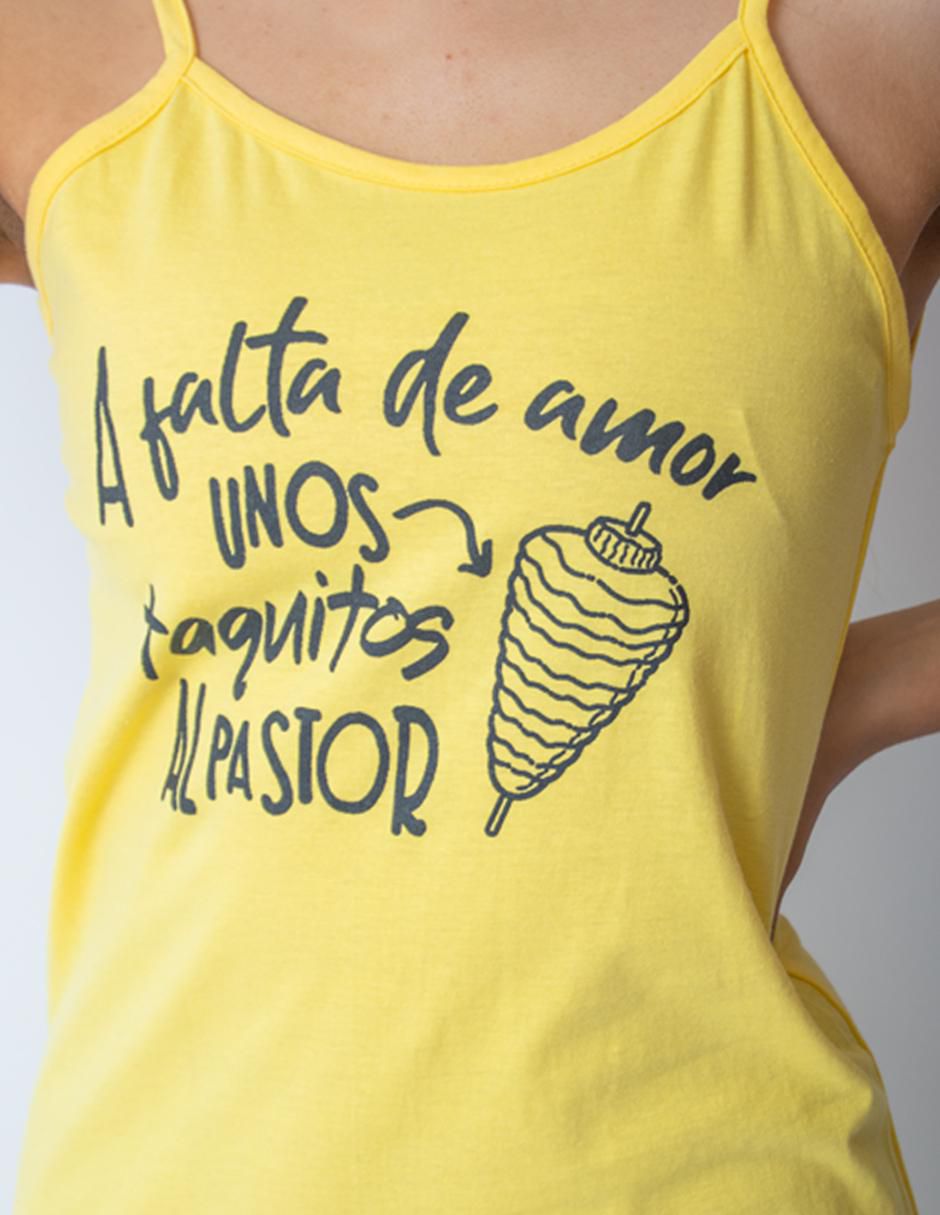 Camisón estampado de algodón