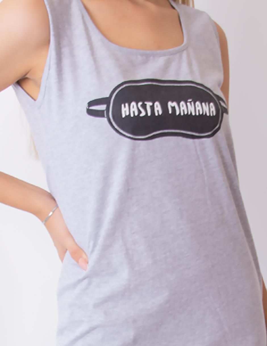 Camisón estampado de algodón 4