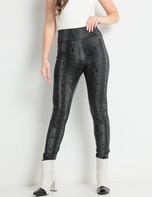 Legging cintura alta con elástico para mujer