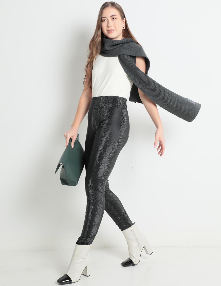 Legging cintura alta con elástico para mujer