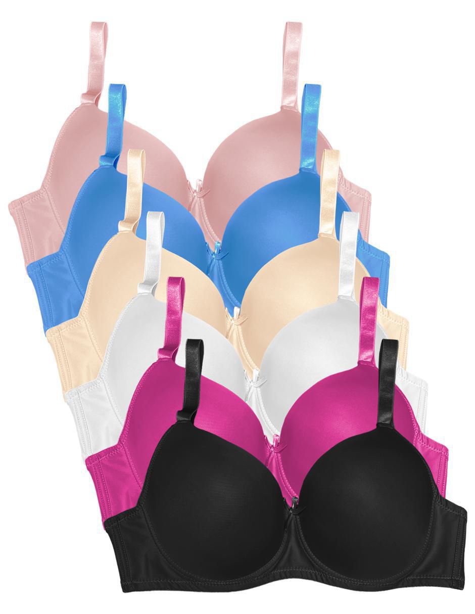 Set brassiere copa preformada seamless para mujer